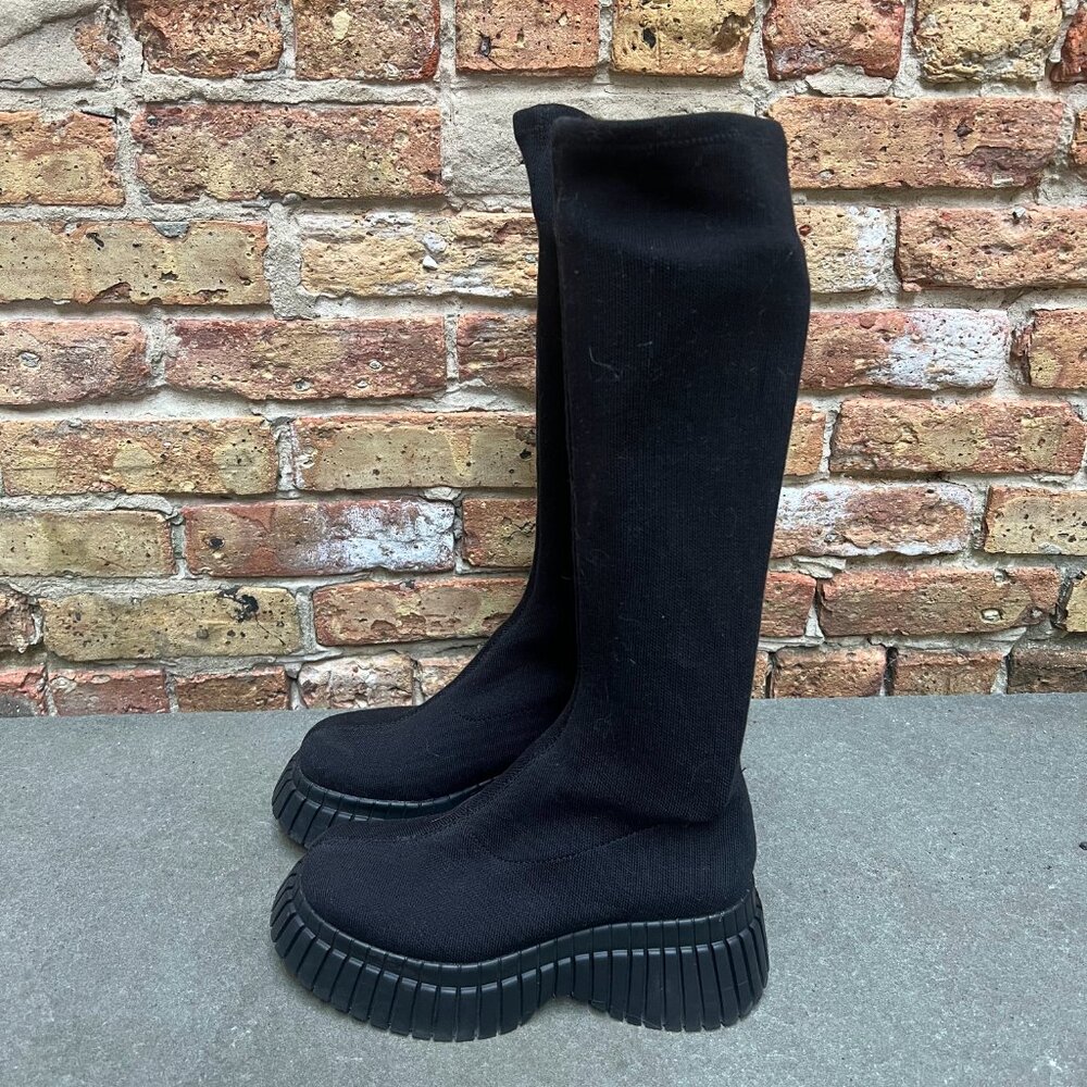 Camper BCN TENCEL® Black Textile Mid Boots